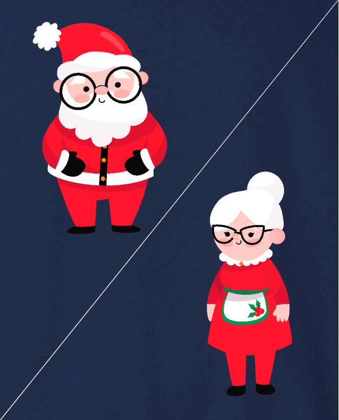 Džemepriai Santa and Santa's wife